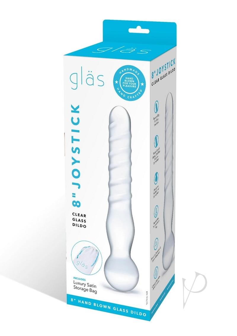 Joystick Clear Glass Dildo