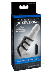 Fx Vibrating Power Cage Black