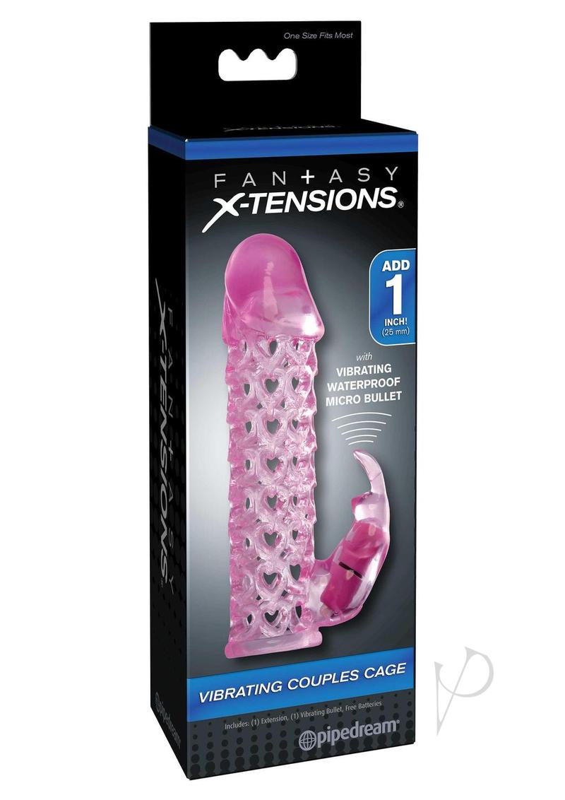 Fx Vibrating Couples Cage Pink