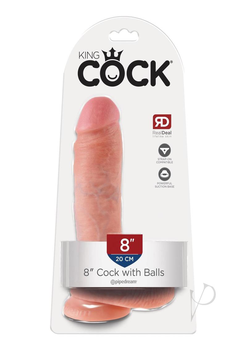 Kc 8 Cock W/balls Flesh