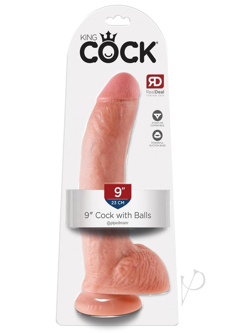 Kc 9 Cock W/balls Flesh