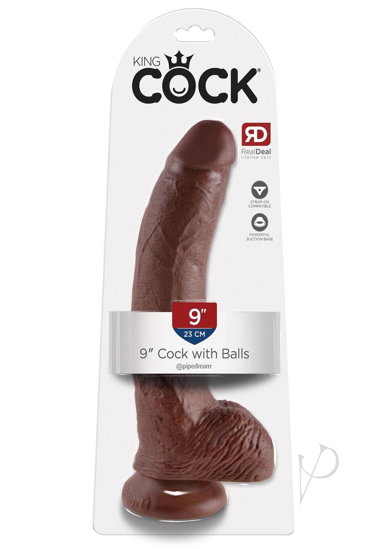 Kc 9 Cock W/balls Brown