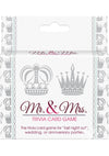 Mr And Mrs Trivia Card Game