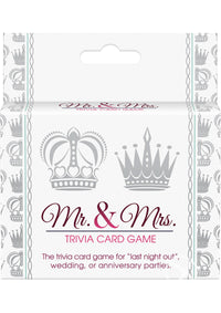 Mr And Mrs Trivia Card Game