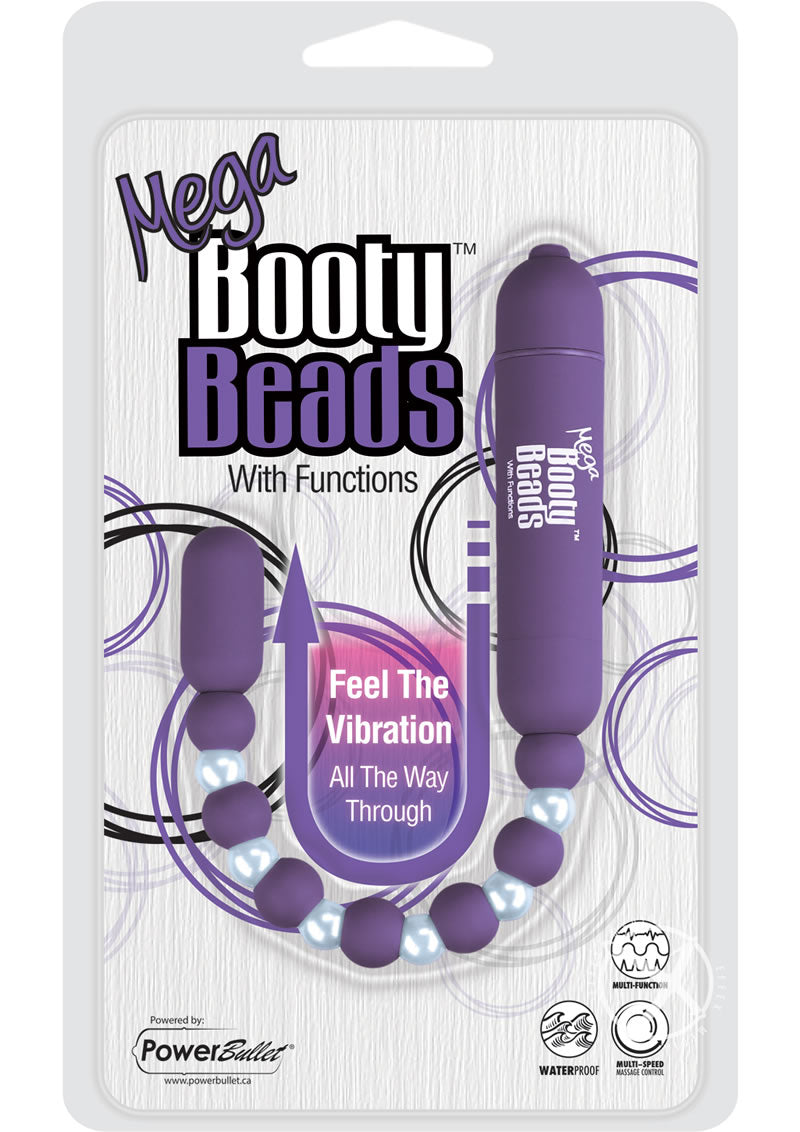 Mega Booty Beads W/functions Purple