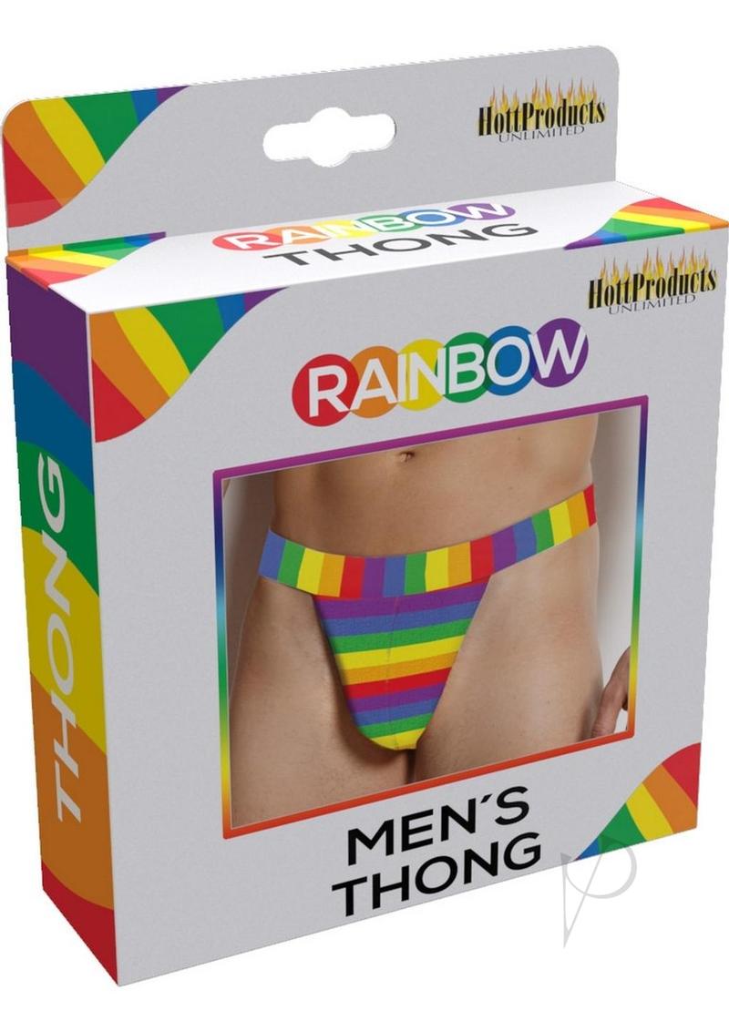 Rainbow Mens Thong