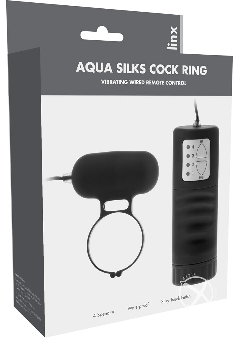Linx Aqua Silks Cock Ring Remote(disc)