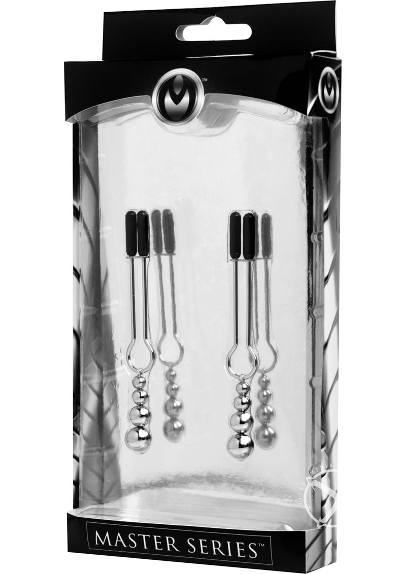 Ms Adorn Triple Bead Nip Clamp Set