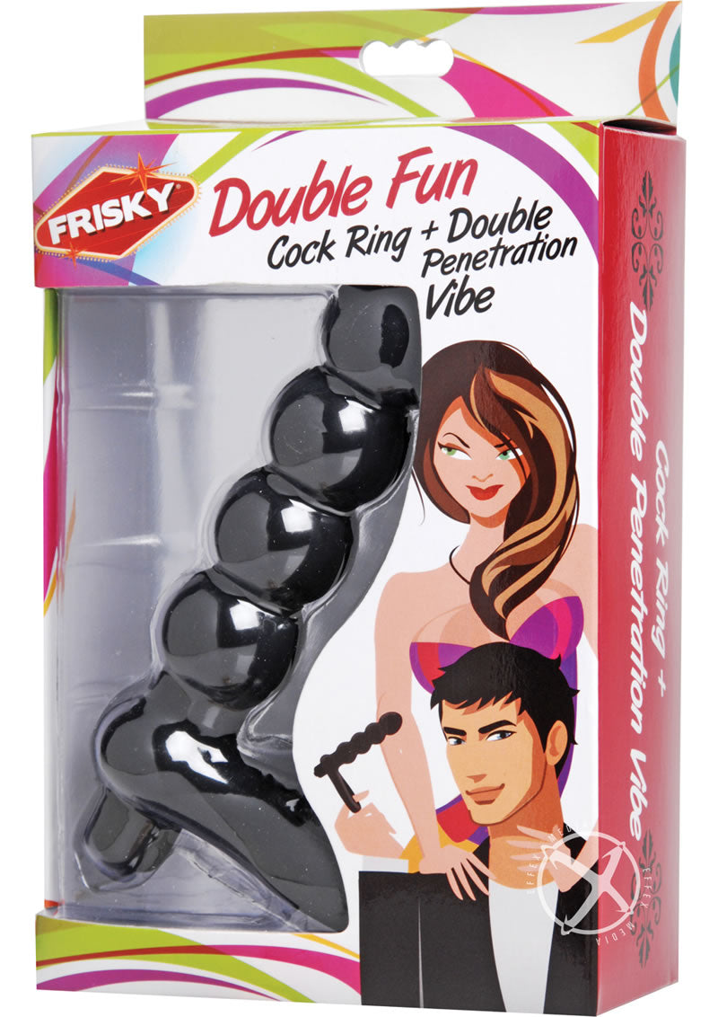 Frisky Double Fun C-ring W/ Dp Vibe