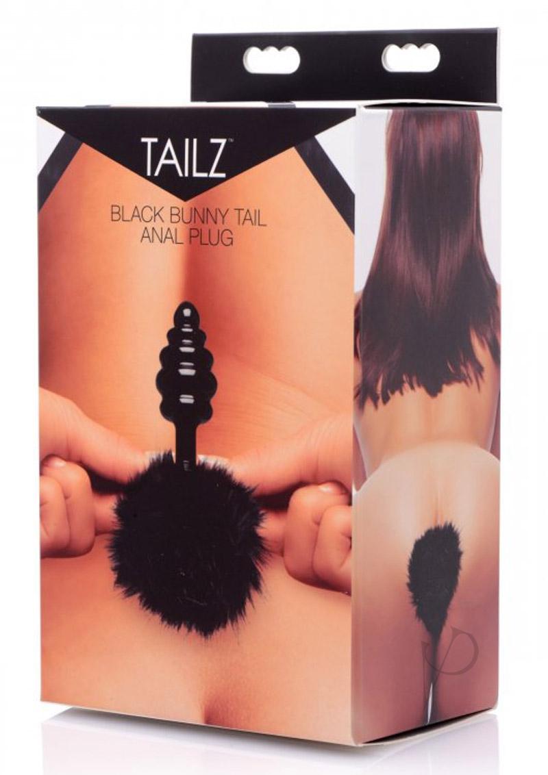 Tailz Black Bunny Tail Anal Plug