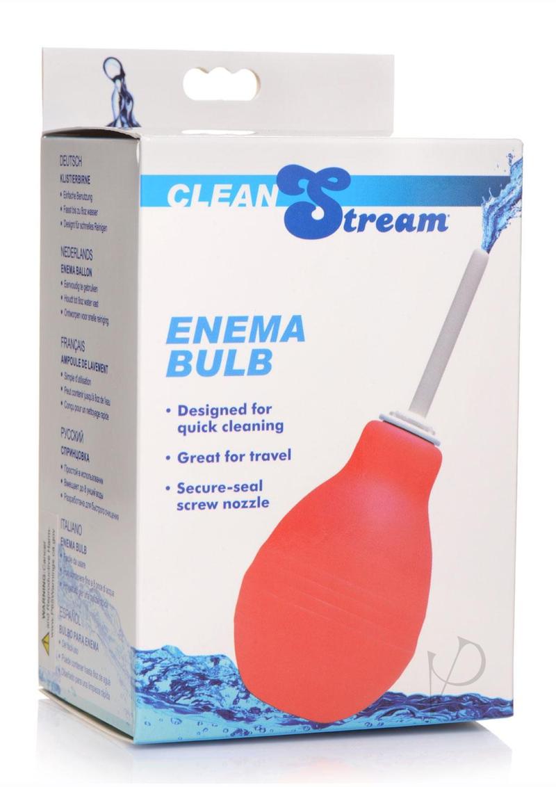 Cleanstream Enema Bulb Red