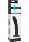 Strap U Ripples Silicone Dildo Black