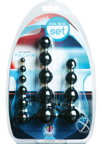 Tm Tripled Anal Bead Set Blk