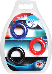 Tm Stretchy Cock Ring 3 Pack