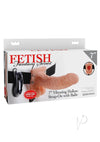 Ff Vibe Hollow Strap On W/balls 7 Flesh