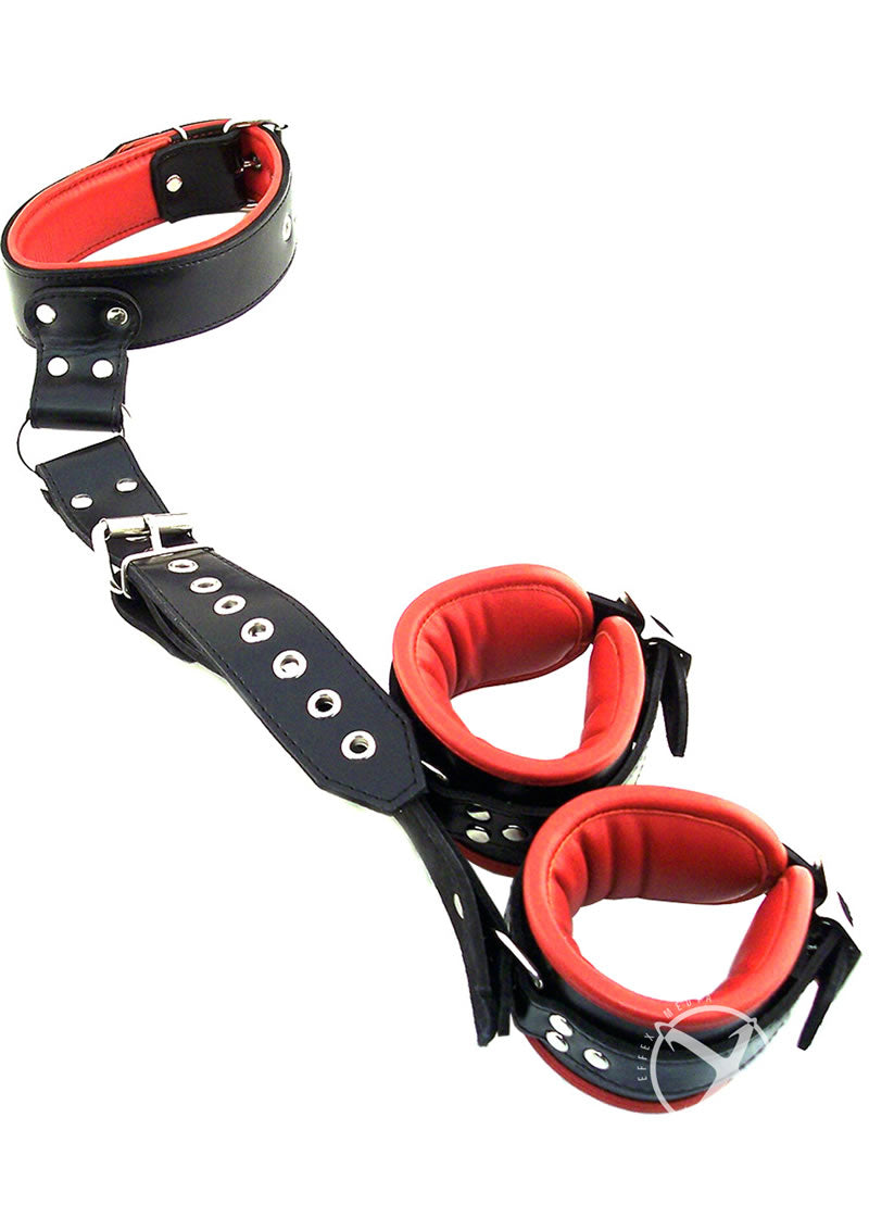 Rouge Neck To Hand Restraint Black & Red