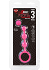 Hustler Anal Beads 3 Balls Pink Silicone