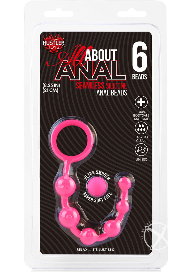 Hustler Anal Beads 6 Balls Pk Sili(disc)