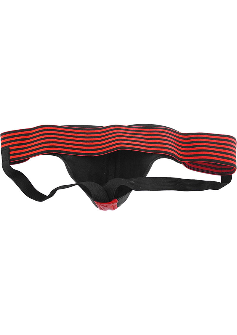 Rouge Jock Stripe Waist Band Blk/red Md