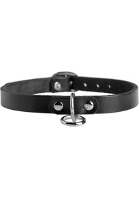 Strict Leather Choker Collar W/o Ring Sm