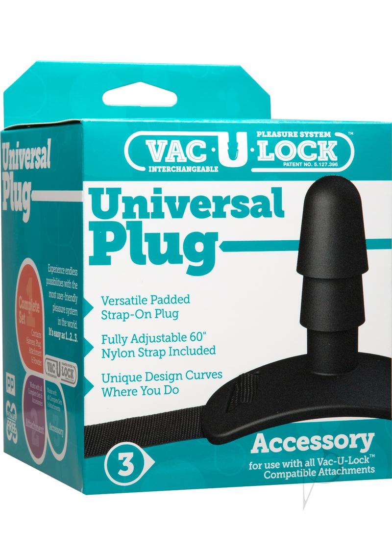 Vac U Lock Blk Universal Plug