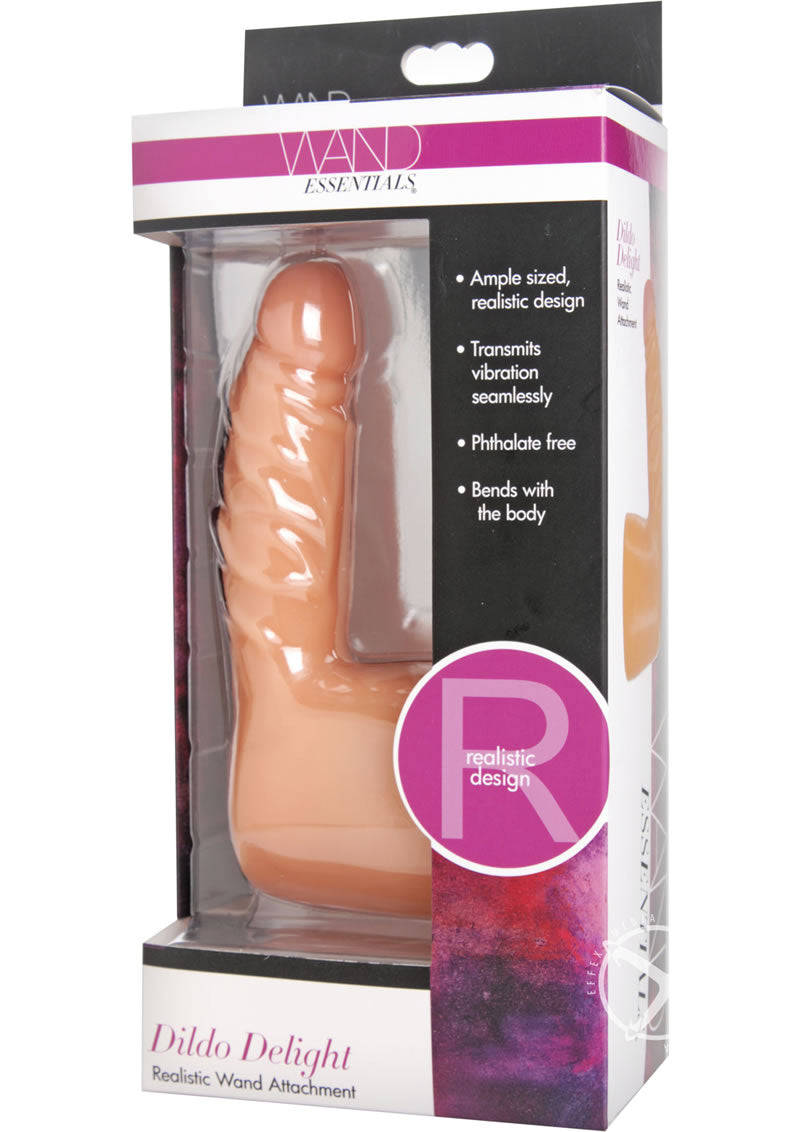 Wand Ess Dildo Delight Attachment Flesh