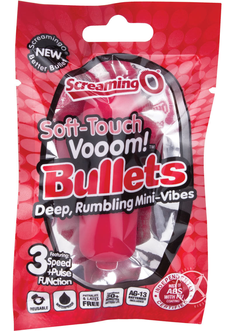 Soft Touch Vooom Bullet Red-individual