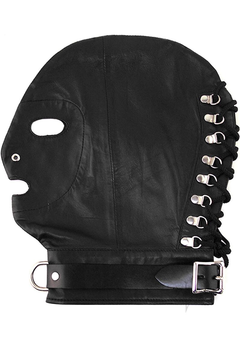 Rouge Mask W/d Ring and Lock Strap Black