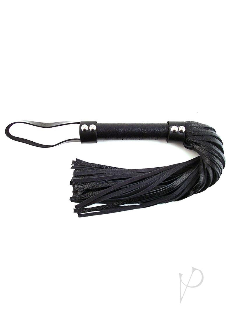 Rouge Short Leather Flogger Blk