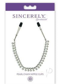 Sincerely Pearl Chain Nipple Clips