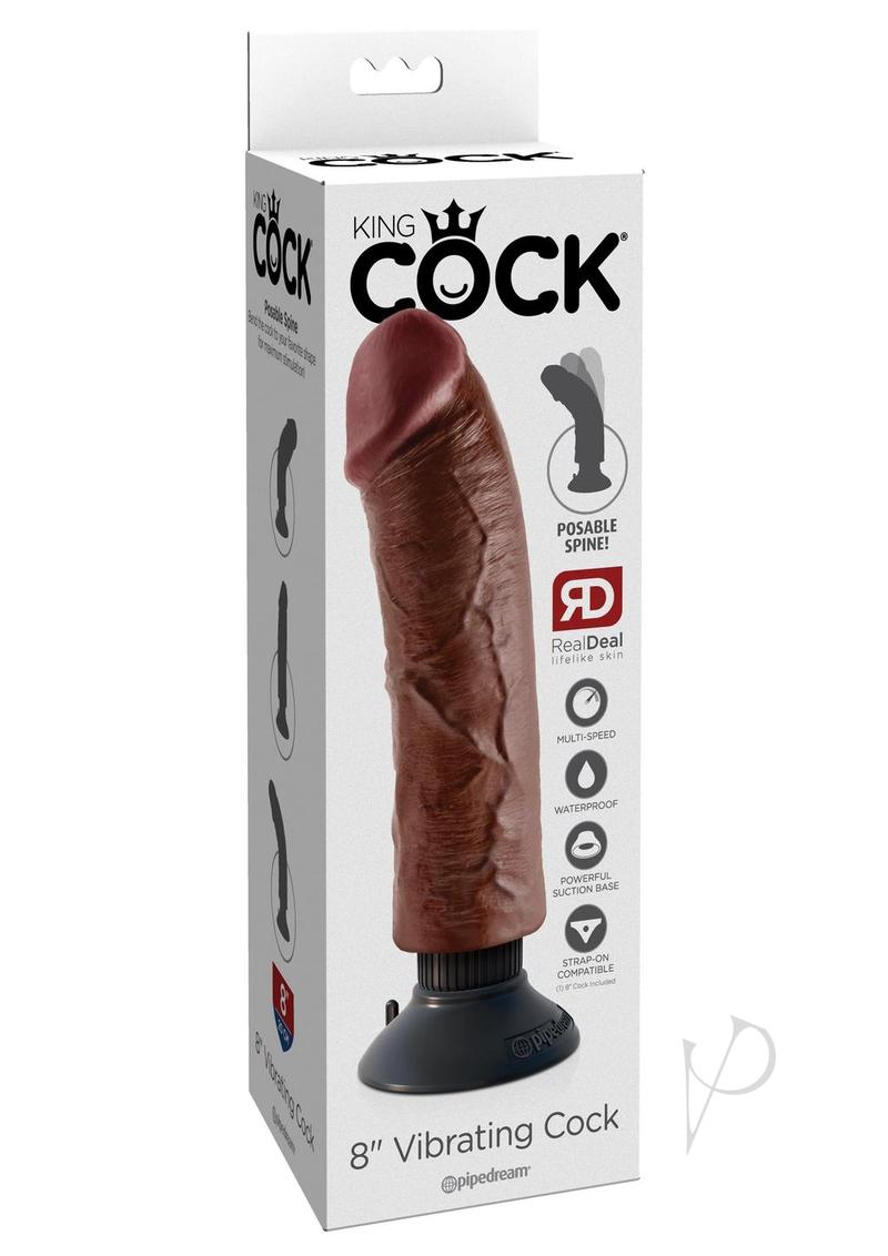 Kc 8 Vibrating Cock Brown