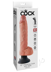 Kc 10 Vibrating Cock W Balls Fresh