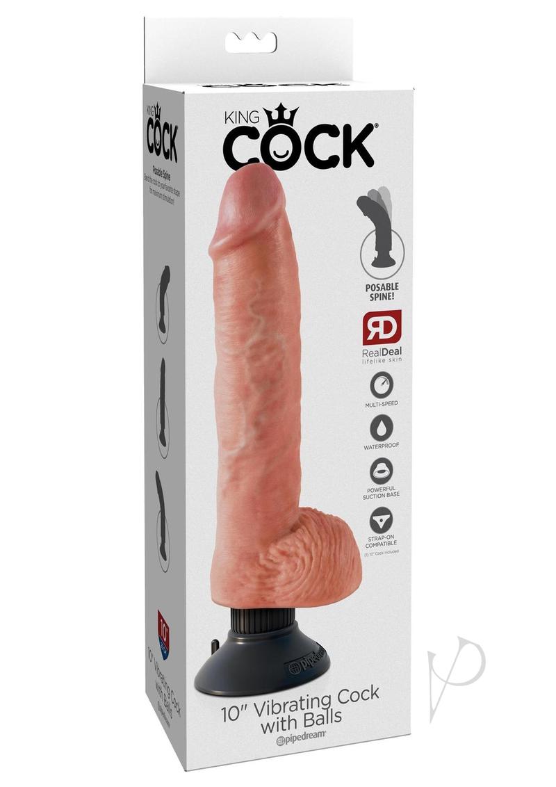 Kc 10 Vibrating Cock W Balls Fresh