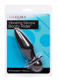 Vibrating Silicone Booty Rider Black