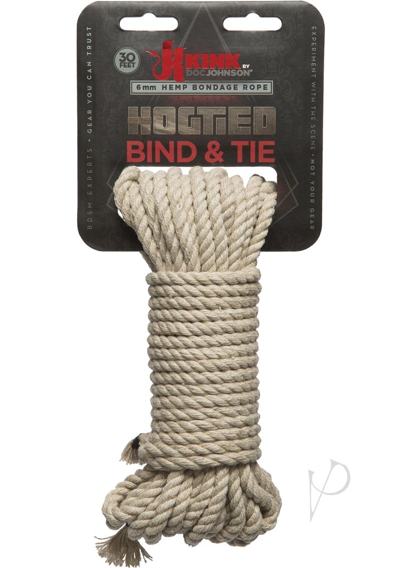 Kink Bind and Tie Hemp Bondage Rope 30ft