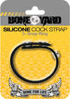 Boneyard Silicone Cock Strap Black