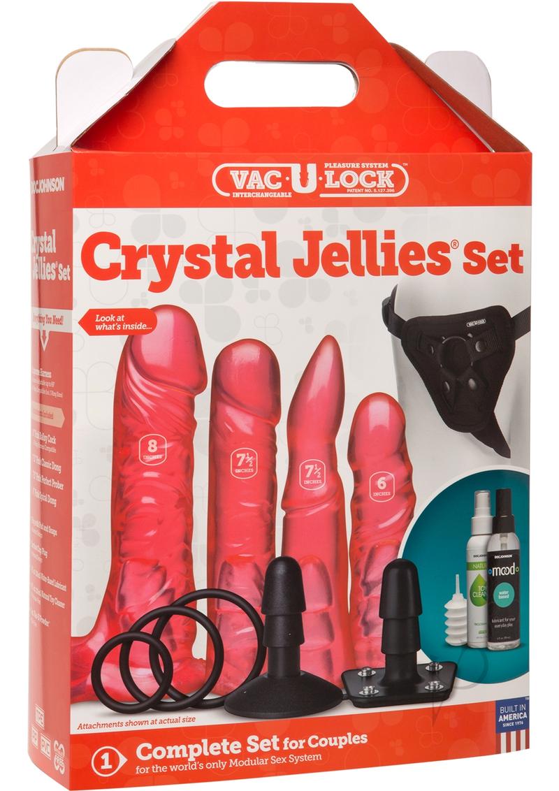 Vac U Loc Crystal Jellies Set Pink