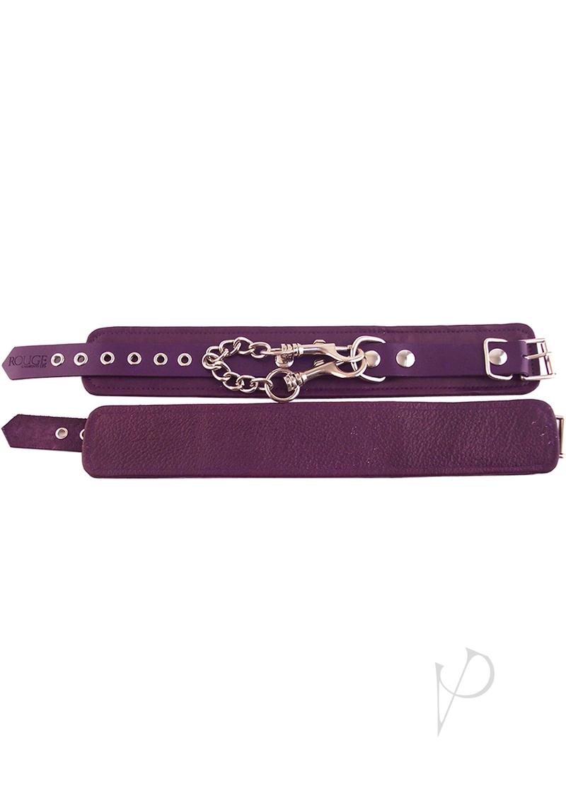 Rouge Plain Ankle Cuffs Purple