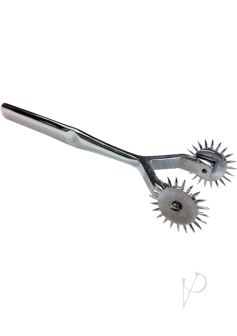 Rouge Two Prong Pinwheel Stainless Steel