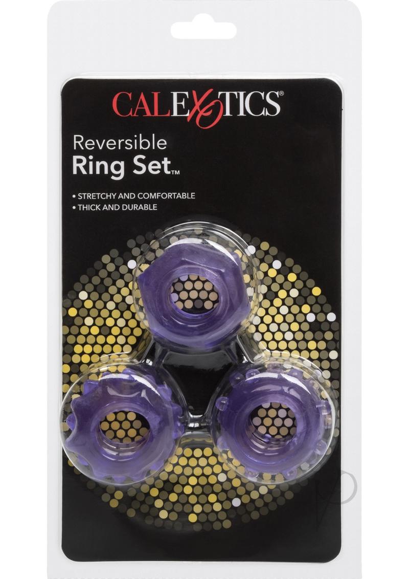 Reversable Ring Set Purple