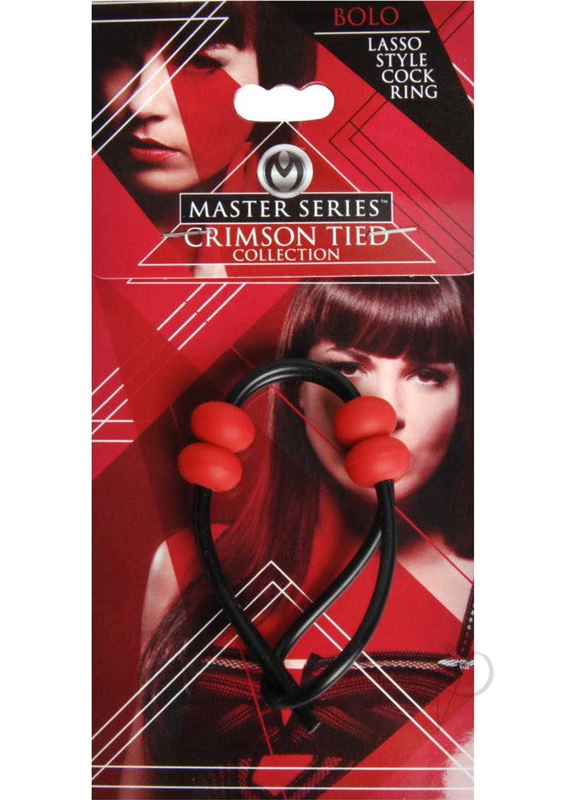 Ms Crimson Tied Bolo Lasso Style Cring