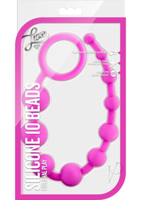 Luxe Silicone 10 Beads Pink