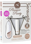 Sensuelle Pleasure Panty R/c Bullet Wht