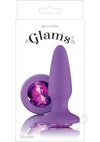 Glams Purple Gem Anal Plug