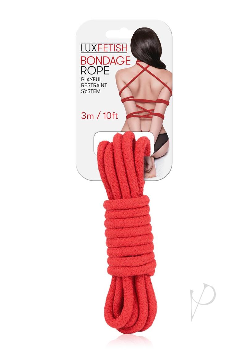 Lux F Bondage Rope 3m Red
