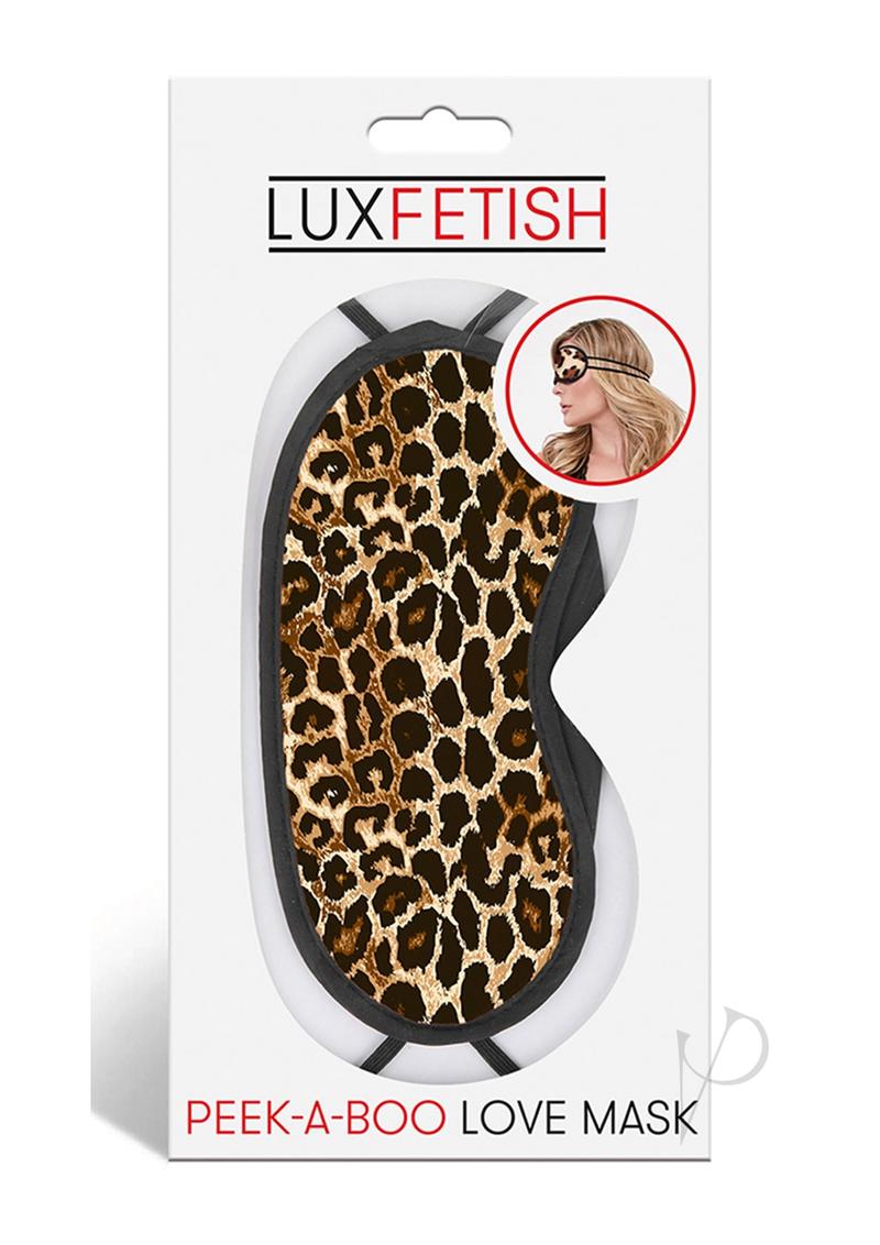 Lux F Peek A Boo Love Mask Leopard