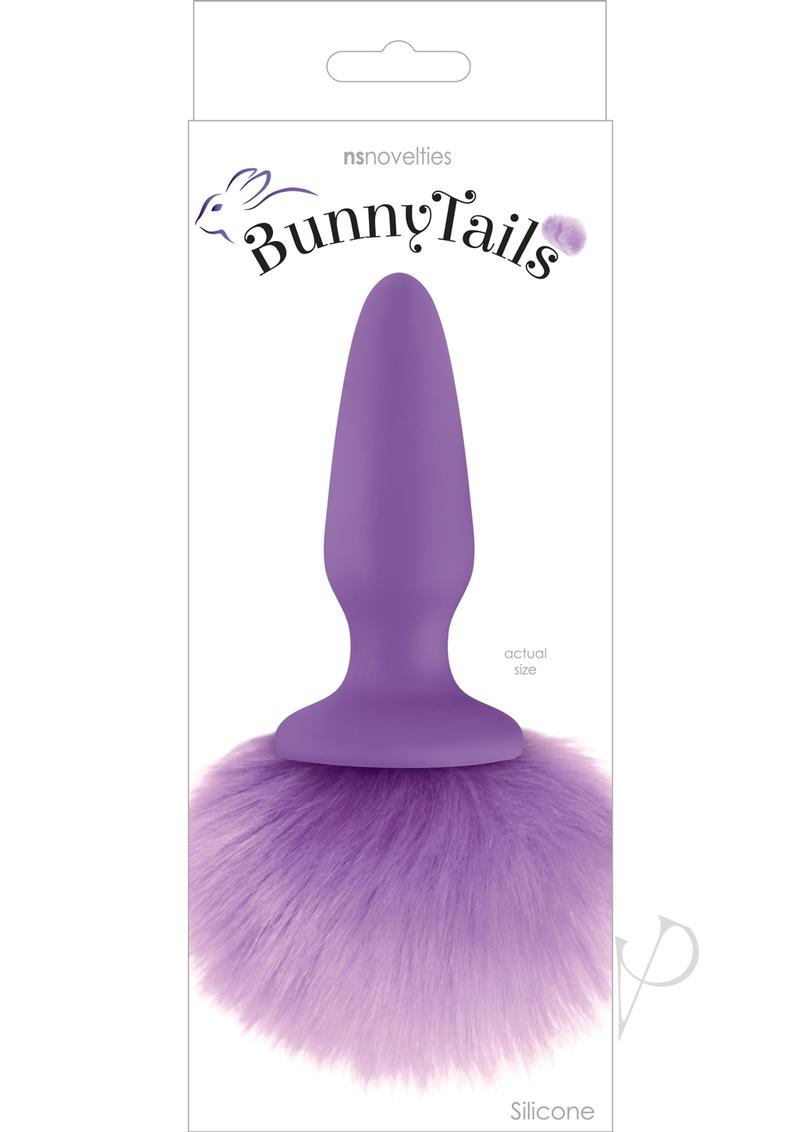 Bunny Tails Anal Plug Purple