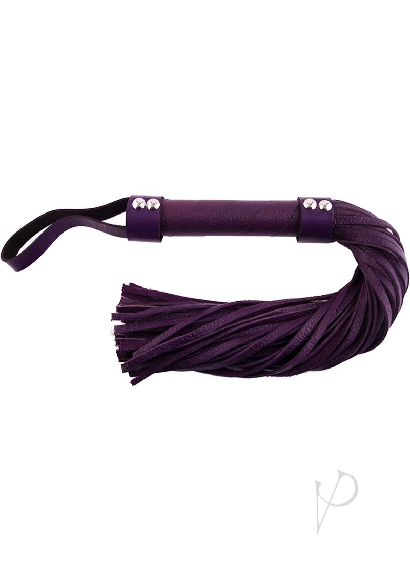 Rouge Short Leather Flogger Pur