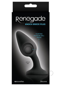 Renegade Knock Knock Plug Black