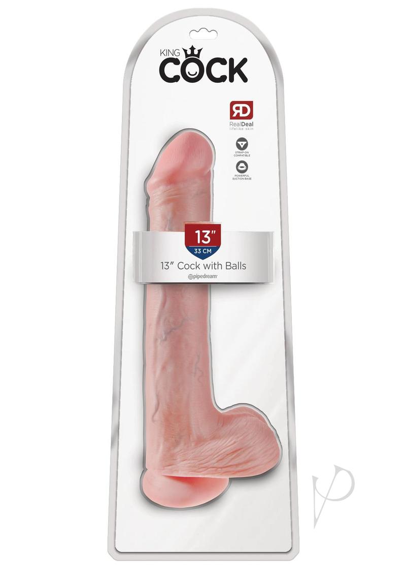 Kc 13 Cock W/balls Flesh